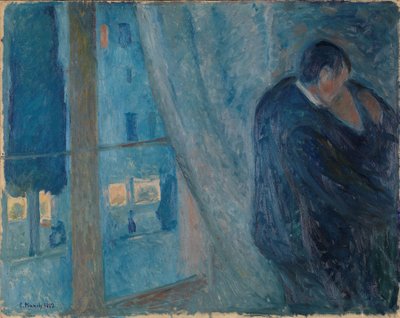 Il bacio, 1892 da Edvard Munch