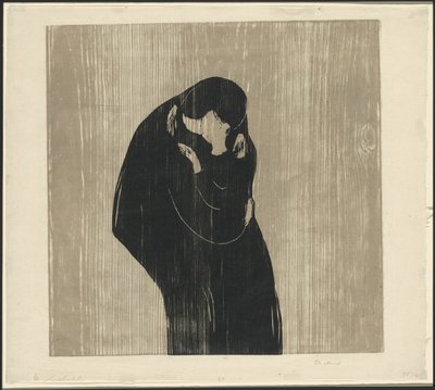 Il bacio IV da Edvard Munch