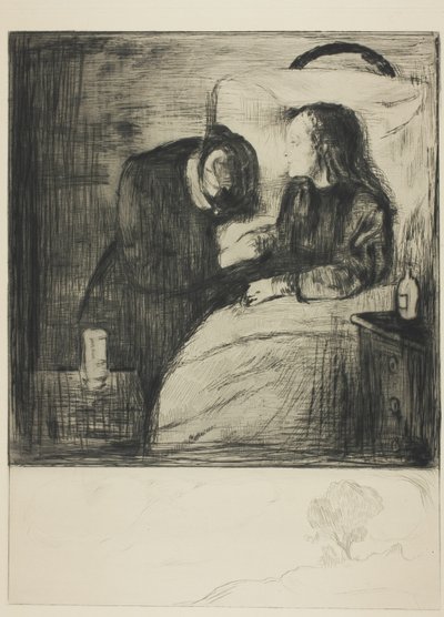 Il bambino malato da Edvard Munch