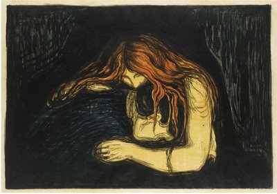 Il vampiro II da Edvard Munch