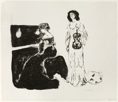 Il concerto di violino da Edvard Munch