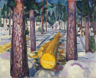 Il tronco giallo da Edvard Munch