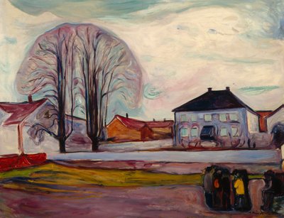 La casa sulla spiaggia da Edvard Munch
