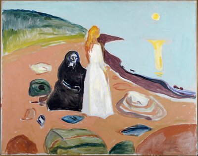 Due donne sulla spiaggia da Edvard Munch