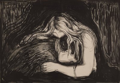 Vampiro II da Edvard Munch