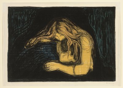 Vampire II, c. 1895-1902 da Edvard Munch