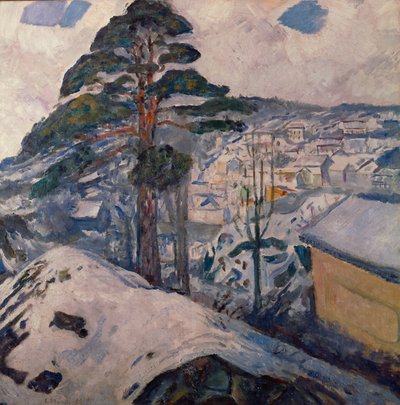 Inverno a Kragerø da Edvard Munch