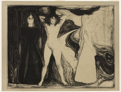 Donna (La Sfinge) da Edvard Munch