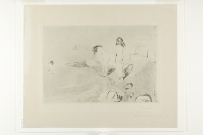 Donne che fanno il bagno da Edvard Munch