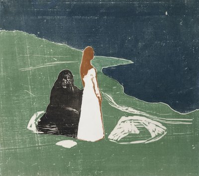Donne sulla riva del mare da Edvard Munch