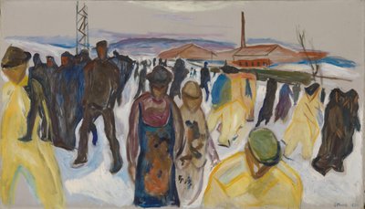 Lavoratori che tornano a casa da Edvard Munch