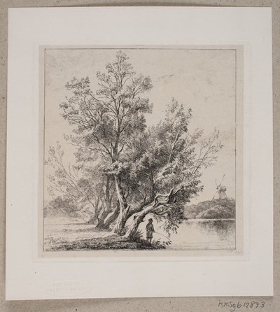 Salici presso il fossato cittadino da Edvard Petersen