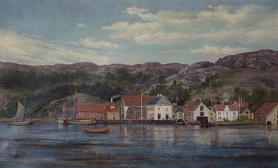 Il fiume a Flekkefjord da Edvard Skari