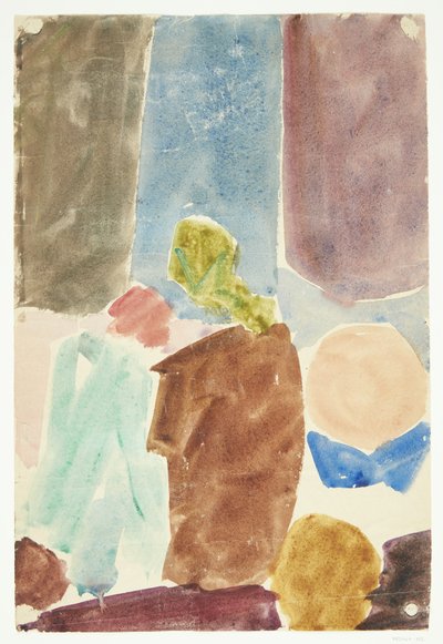 Studio di colore dopo il dipinto di Delacroix Dante e Virgilio nell