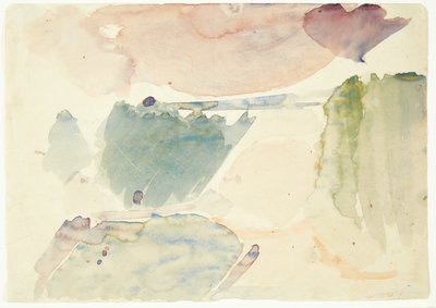 Studio di colore per il quadro di Langelinie da Edvard Weie