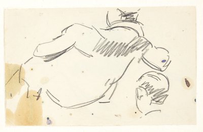 Studio di figura per il quadro di Langelinie da Edvard Weie
