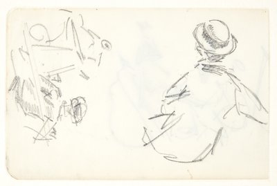 Studi di figure per il quadro di Langelinie da Edvard Weie