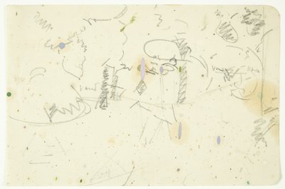 Studio di composizione per il quadro di Langelinie da Edvard Weie