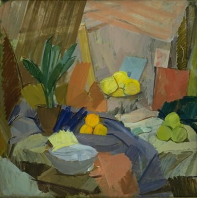 Natura morta con arance da Edvard Weie