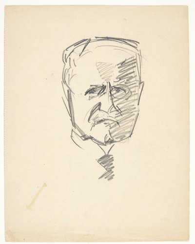 Studio per ritratto del dott. Carl Lorentzen (1860-1932) da Edvard Weie