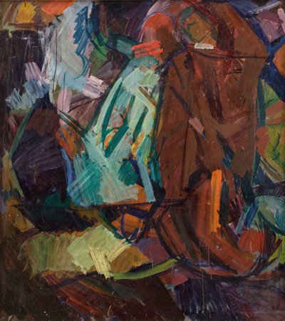 Studio dopo "Dante e Virgilio" di Delacroix da Edvard Weie