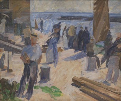 La barca della posta arriva, Christiansø da Edvard Weie