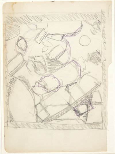 Bozza di un paesaggio da Edvard Weie
