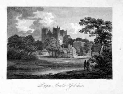 Ripon Minster, inciso da J. C. Smith da Edward (after) Dayes