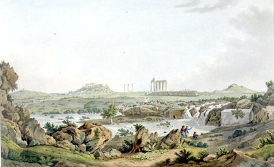 Il tempio di Giove Olimpio e il fiume Ilisso, tavola 30 da Parte 5 di 