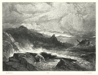 Childe Harold di Lord Byron, Canto IV, Stanza 179 da Edward (after) Duncan