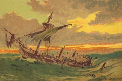 La nave abbandonata da Edward (after) Duncan