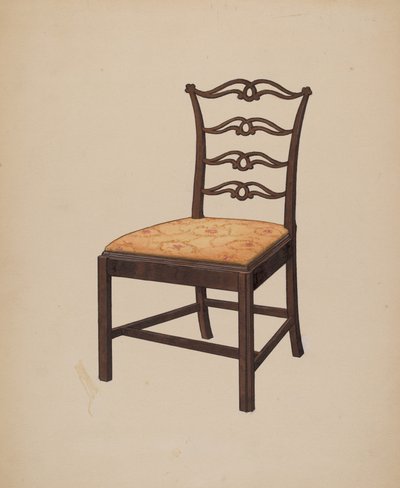 Sedia Chippendale da Edward A. Darby