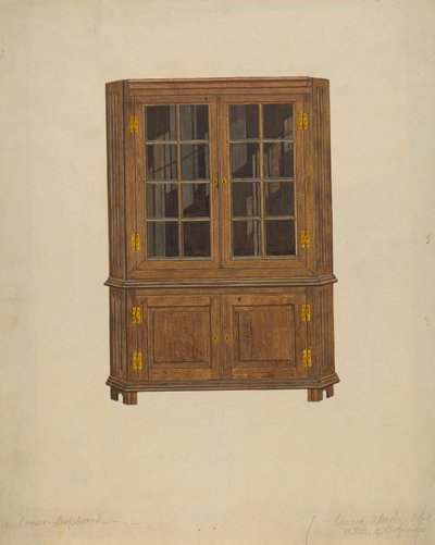 Credenza ad angolo da Edward A. Darby