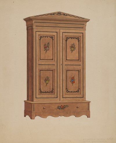 Armadio Dipinto da Edward A. Darby