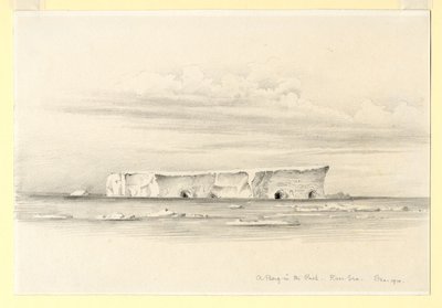 Un iceberg nel pack, Mare di Ross, 1910 da Edward Adrian Wilson