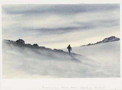 Tramonto, 19:00, 30 marzo 1911, Hut Point, Ski Slope da Edward Adrian Wilson