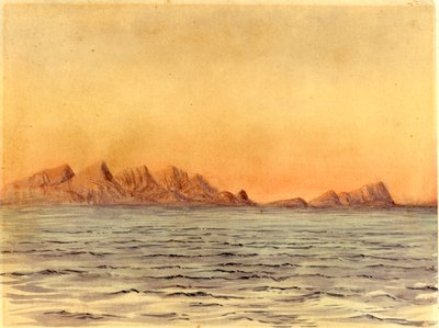 Tramonto, Simons Bay, Sudafrica da Edward Adrian Wilson