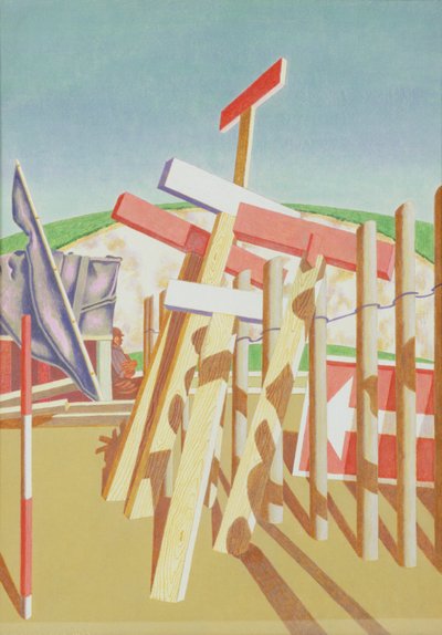 Una strada secondaria del Sussex da Edward Alexander Wadsworth