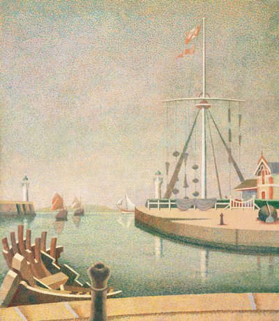 Honfleur, ingresso al porto da Edward Alexander Wadsworth