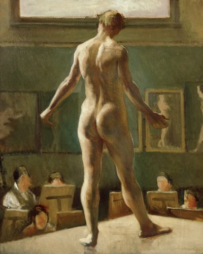 Figura maschile in piedi da Edward Alexander Wadsworth