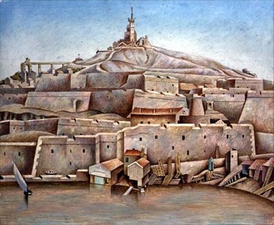 Marsiglia, c.1926 da Edward Alexander Wadsworth