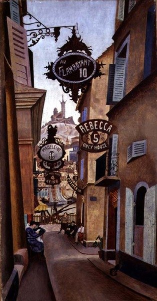 Rue de la Reynarde, Marsiglia da Edward Alexander Wadsworth