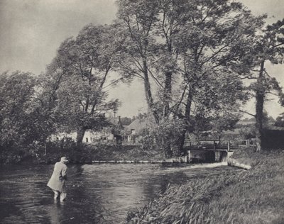 Pesca in una tempesta a Ramsbury da Edward Alfred Barton