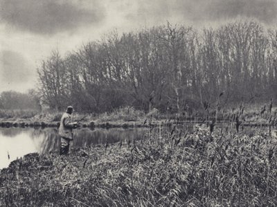 Filatura a Leckford (foto b/n) da Edward Alfred Barton