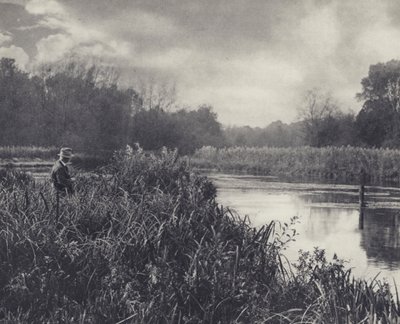Le acque basse a Leckford sul Test da Edward Alfred Barton