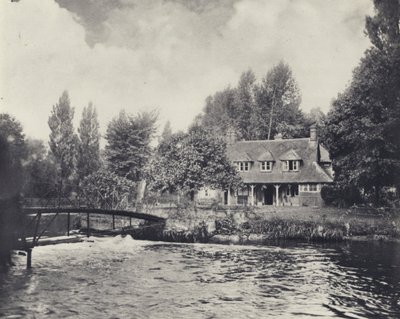 Casa della pesca di Thorney Weir da Edward Alfred Barton