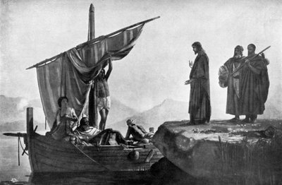 Cristo chiama gli Apostoli Giacomo e Giovanni, 1926 da Edward Armitage