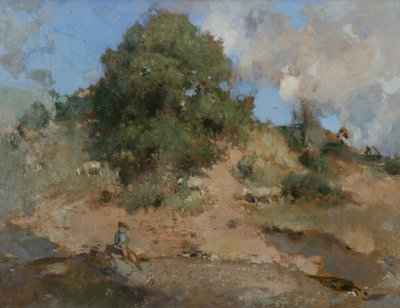 Hawthorn Bank, c.1910 da Edward Arthur Walton