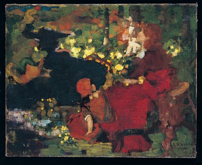 Una pozza nel bosco da Edward Atkinson Hornel