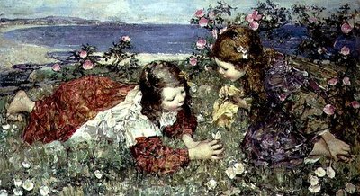 Farfalle da Edward Atkinson Hornel